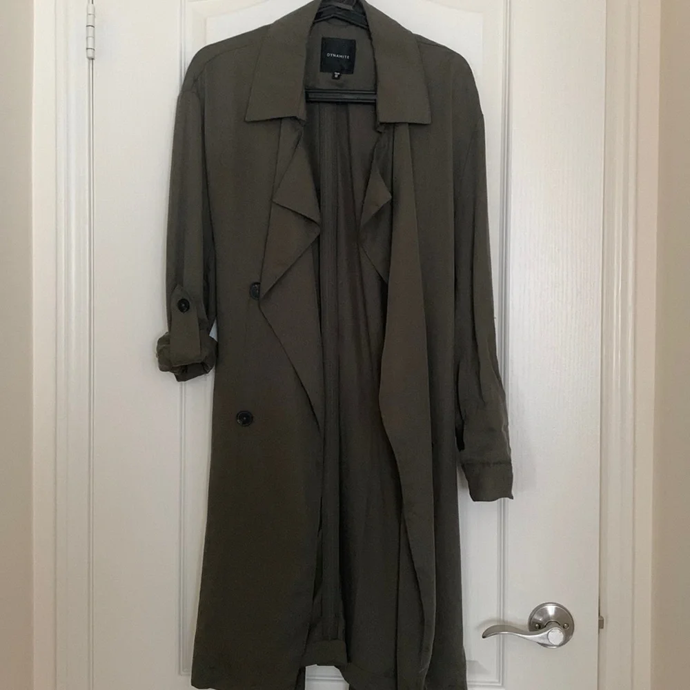 Dynamite Maxi Trench Jacket - Size XS - Picture 2 of 10